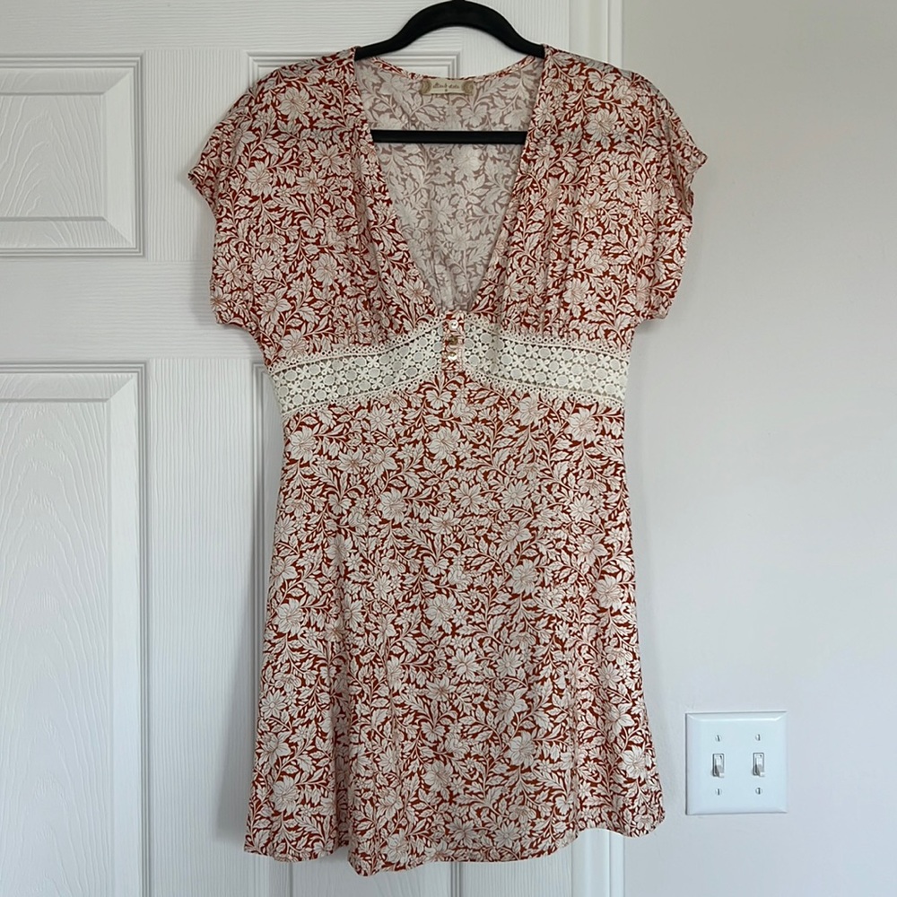 Floral mini dress